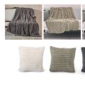 Plaid/blanket & cushion Chartreux Home decoration, Summerproducts, Bedlinen, matress protector, Textilelinen, kitchen towel, plaid, coverlet
